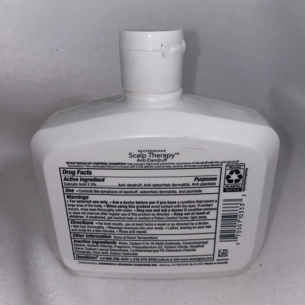 Neutrogena Scalp Therapy Anti Dandruff Medicated Scalp Build Up Control …